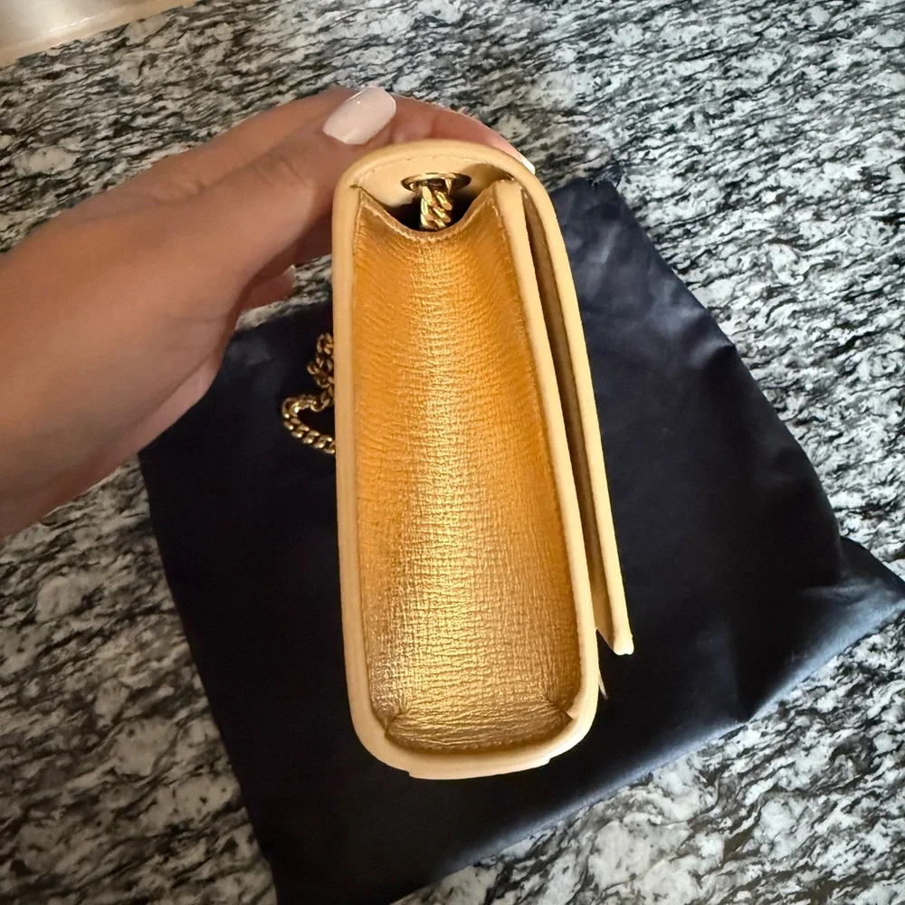 Saint Laurent YSL KATE SMALL TASSEL IN METALLIC LEATHER - Picture 7 of 9